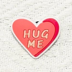 5/$15 MUST BUNDLE CROCS Heart-Shaped 'Hug Me' Jibbitz in Pink and Red